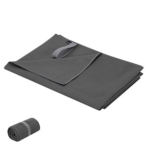 Asciugamano in microfibra JUTIUL - Grigio