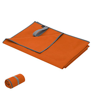 Asciugamano in microfibra JUTIUL - Arancio