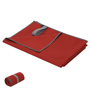 Asciugamano in microfibra JUTIUL - Rosso