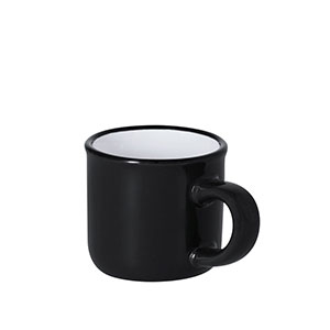 Tazzina ceramica vintage RIDOT - Nero
