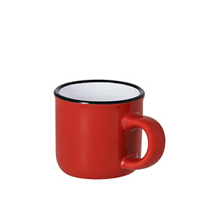 Tazzina ceramica vintage RIDOT - Rosso