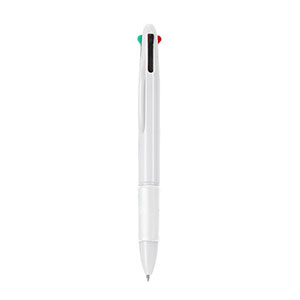 Penna multicolore ZORZAL - Bianco