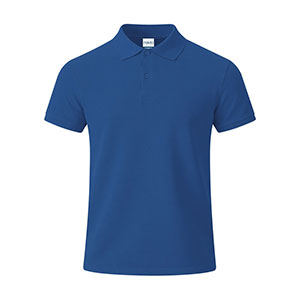 Maglietta polo in cotone CHARLES - Blu