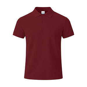 Maglietta polo in cotone CHARLES - Granata