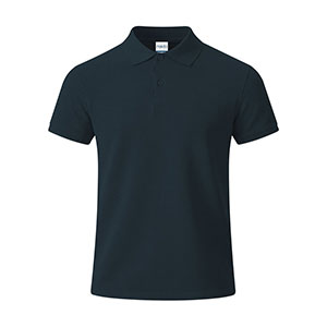 Maglietta polo in cotone CHARLES - Blu Navy