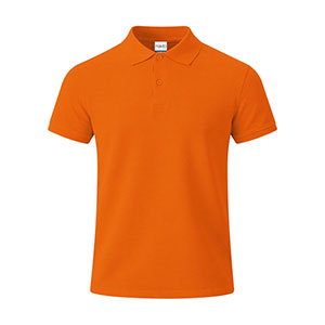 Maglietta polo in cotone CHARLES - Arancio