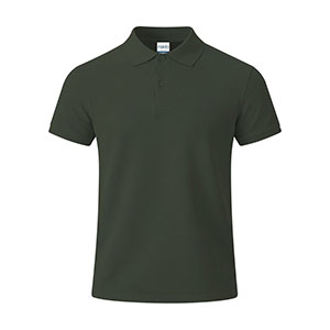 Maglietta polo in cotone CHARLES - Verde Bottiglia
