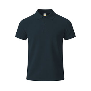 Polo in cotone da bambino CHARLES - Blu Navy