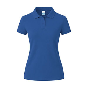 Polo da donna in cotone CHARLES - Blu