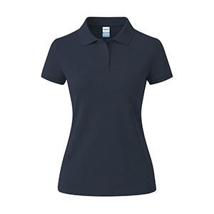 Polo da donna in cotone CHARLES - Blu Navy