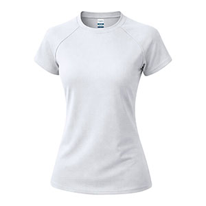 Maglietta sportiva da donna COCKER - Bianco