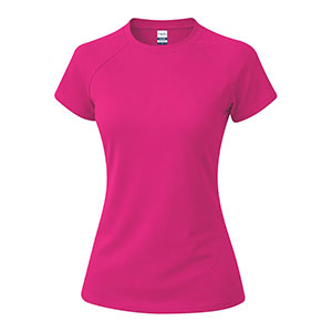 Maglietta sportiva da donna COCKER - Fucsia