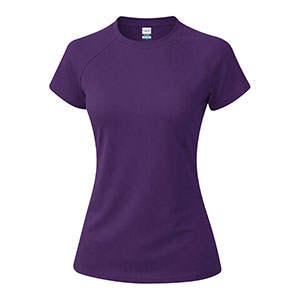 Maglietta sportiva da donna COCKER - Porpora