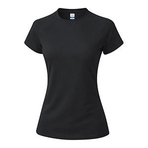 Maglietta sportiva da donna COCKER - Nero