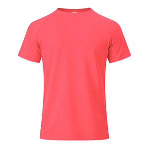 Maglietta tecnica da bambino COCKER - Rosa Fluo