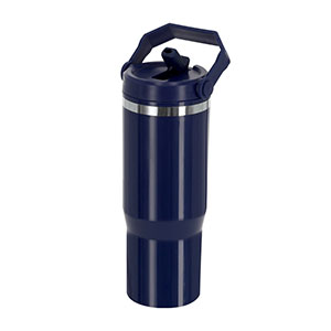 Bicchiere da auto termico BASTIEN - Blu Navy
