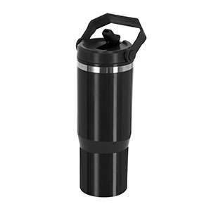 Bicchiere da auto termico BASTIEN - Nero