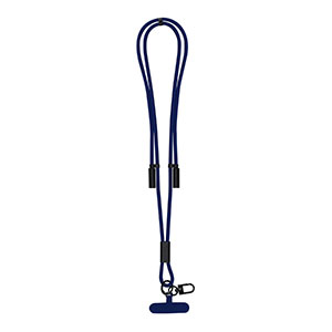Cavo di ricarica porta telefono da collo ELNORA - Blu Navy