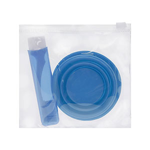 Set igiene orale da viaggio BALDUR - Azzurro
