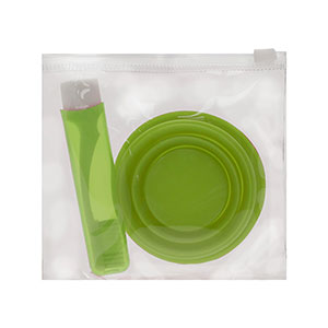 Set igiene orale da viaggio BALDUR - Verde Chiaro