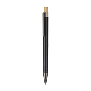 Penna in alluminio e bambù ROWAN - Nero