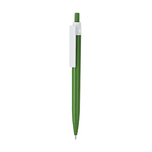 Penna in plastica con ampia clip VARKIN - Verde