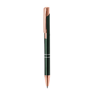 Penna a sfera in alluminio CROFT - Verde Scuro