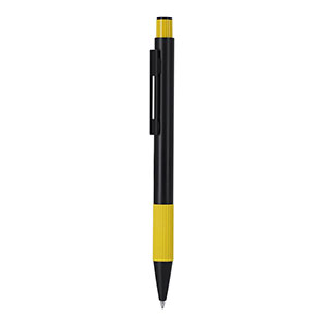 Penna con fusto gommato CRESCENT - Giallo