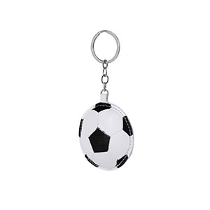 Portachiavi a pallone calcio CONCORD - Bianco