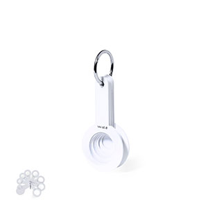 Portachiavi con calibro ISWUD - Bianco
