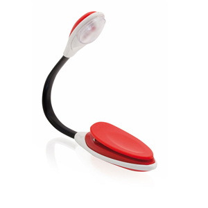 Lampada da lettura flessibile LEKTURA - Rosso