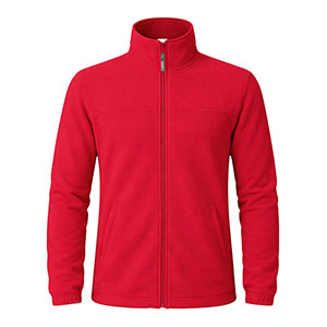 Pile con zip HIZAN - Rosso