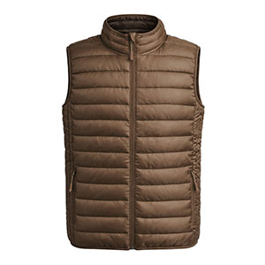 Piumino smanicato BELSAN - Marrone