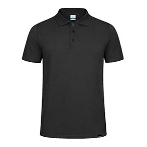 Polo da uomo traspirante DEKROM - Nero