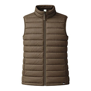 Piumino smanicato ROSTOL - Marrone