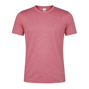 T-Shirt traspirante effetto melange RITS - Rosso