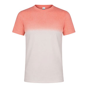 T-Shirt bicolore NIMO - Salmone