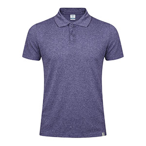 Polo uomo melange TROKY - Blu Navy
