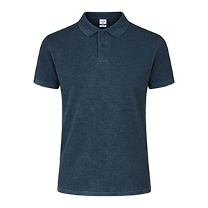 Polo effetto lavato KEN - Blu Navy