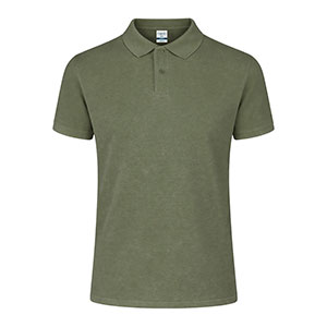 Polo effetto lavato KEN - Verde Scuro
