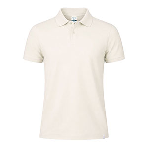 Polo in cotone organico MENT - Beige Pastello