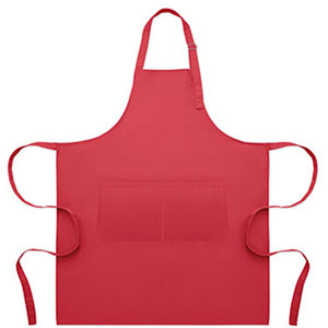 Grembiule da cucina regolabile GALA - Rosso