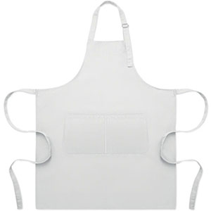Grembiule da cucina regolabile GALA - Bianco