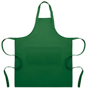 Grembiule da cucina regolabile GALA - Verde Scuro