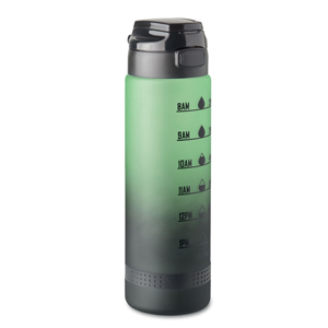 Borraccia sportiva personalizzata LEVEL, in rpet da 1L - Verde