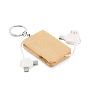Portachiavi in legno personalizzato BUPOW - Legno