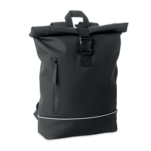Zaino rolltop personalizzabile LAPTOSA - Nero