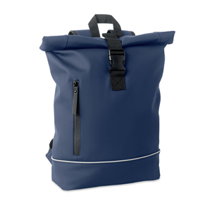 Zaino rolltop personalizzabile LAPTOSA - Blu