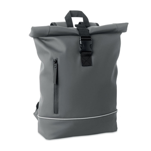 Zaino rolltop personalizzabile LAPTOSA - Grigio Scuro