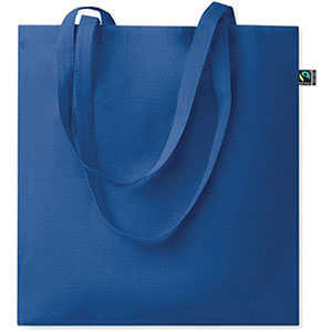 Shopper in cotone equosolidale OSOLE+ COLOUR - Blu Royal
